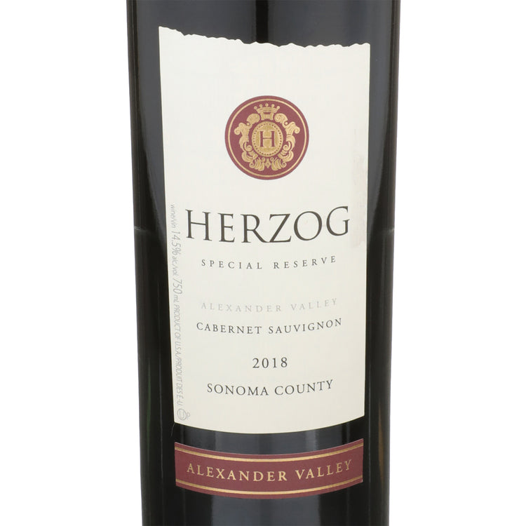 Herzog Cabernet Sauvignon Special Reserve Alexander Valley - 750ML - Front Label