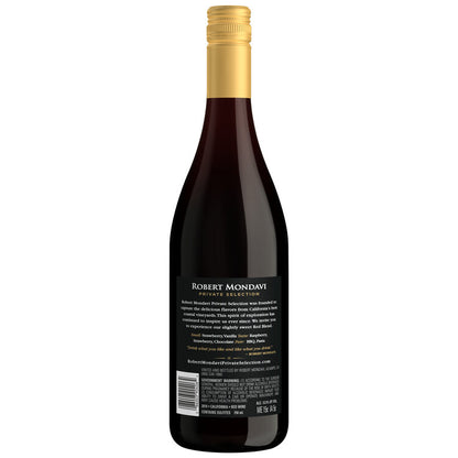 Robert Mondavi Private Selection Red Blend California - 750ML - Back