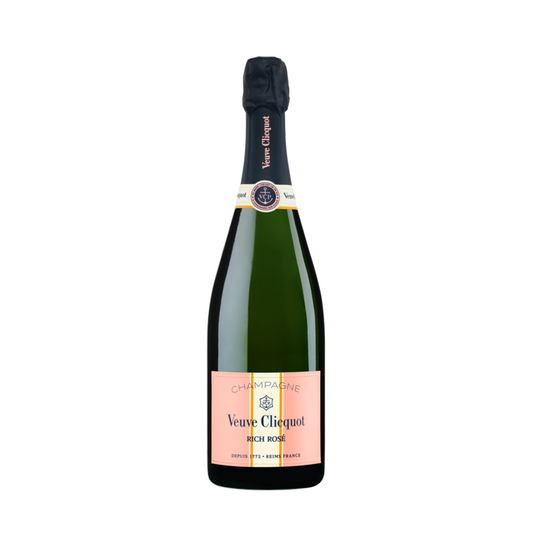 Veuve Clicquot Champagne Rich Rose - 750ML - Front