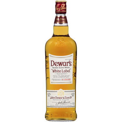 Dewar's Blended Scotch White Label 80 - 1.0L - Front