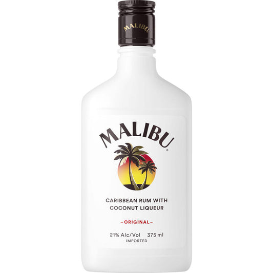 Malibu Coconut Flavored Rum Original 42 - 375ML - Front