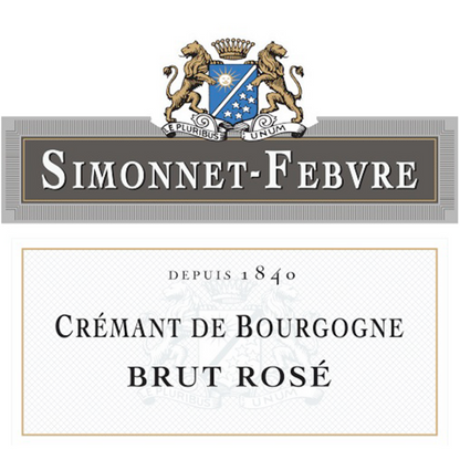 Simonnet Febvre Cremant De Bourgogne Brut Rose - 750ML - Front Label