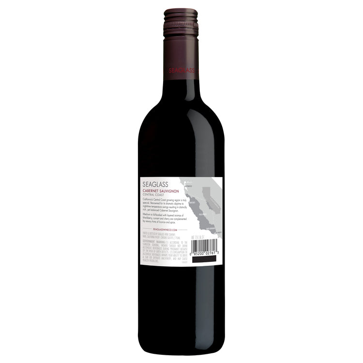 Seaglass Cabernet Sauvignon Central Coast - 750ML - Back