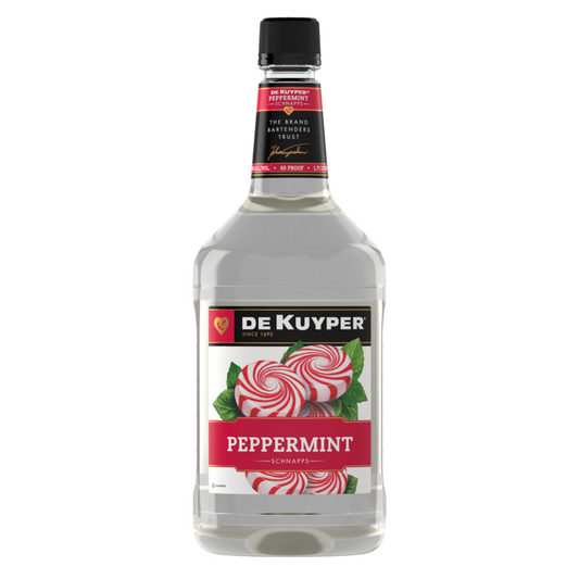 Dekuyper Blustery Peppermint Schnapps Burst 60 - 1.75L - Front