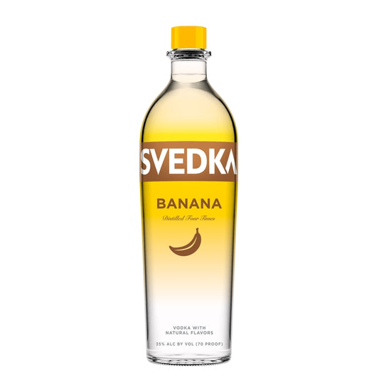 Svedka Banana Flavored Vodka 70 - 1.0L - Front