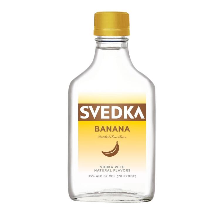 Svedka Banana Flavored Vodka 70 - 200ML - Front