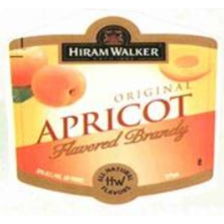 Hiram Walker Apricot Flavored Brandy 60 - 750ML - Front Label