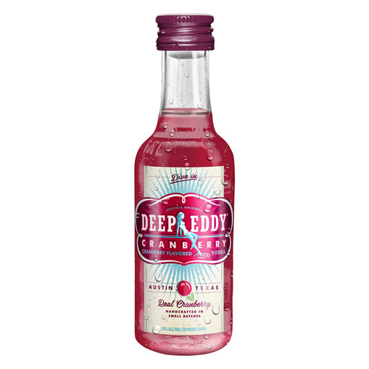 Deep Eddy Cranberry Flavored Vodka 70 - 50ML - Front