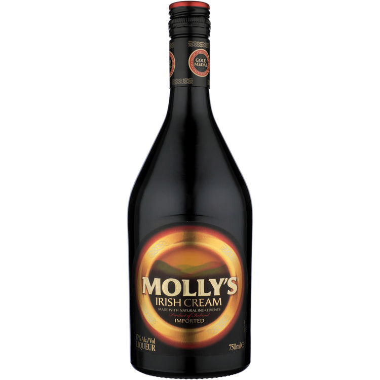 Molly's Irish Cream Liqueur 34 - 750ML - Front