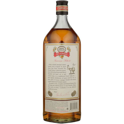 Ferrand Curacao Dry Oranges Ameres 80 - 1.0L - Back