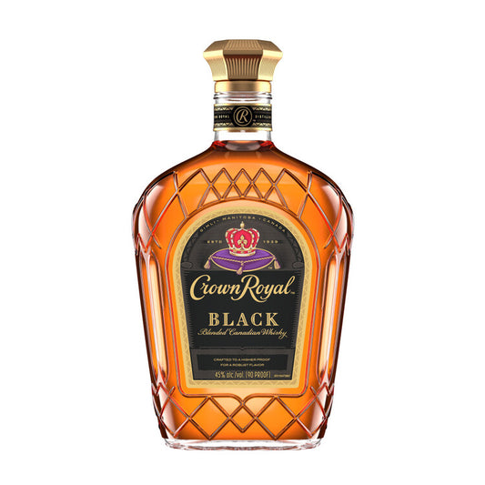 Crown Royal Canadian Whisky Black 90 - 1.0L - Front