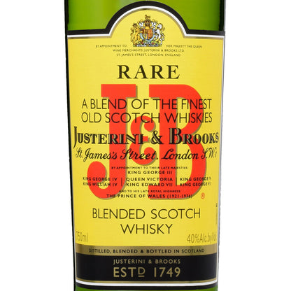 J&B Blended Scotch Rare 80 - 750ML - Front Label