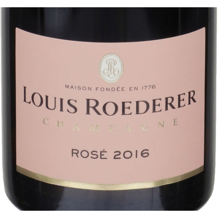 Louis Roederer Champagne Brut Rose 2016 - 375ML - Front Label