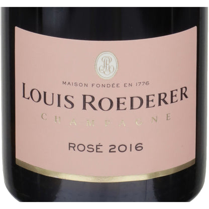 Louis Roederer Champagne Brut Rose 2016 - 375ML - Front Label
