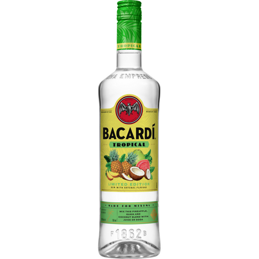 Bacardi Tropical Flavored Rum Limited Edition 70 - 750ML - Front