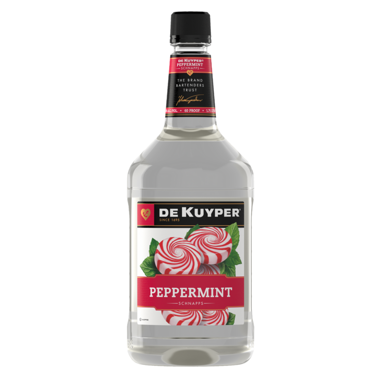 Dekuyper Blustery Peppermint Schnapps Burst 60 - 1.75L - Front