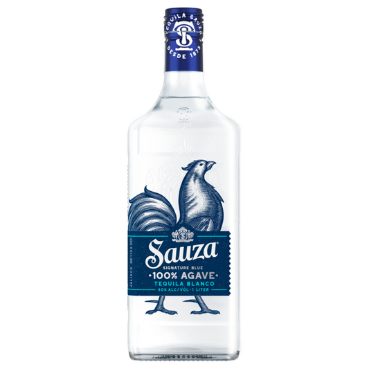 Sauza Tequila Blanco Signature Blue 80 - 1.0L - Front