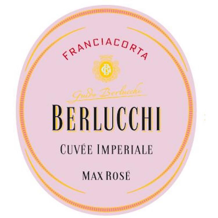 Berlucchi Franciacorta Cuvee Imperiale Max Rose - 750ML - Front Label