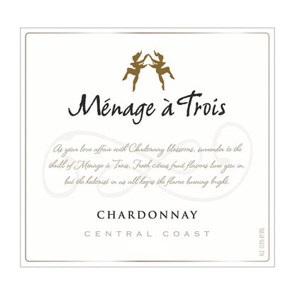 Menage A Trois Chardonnay California - 750ML