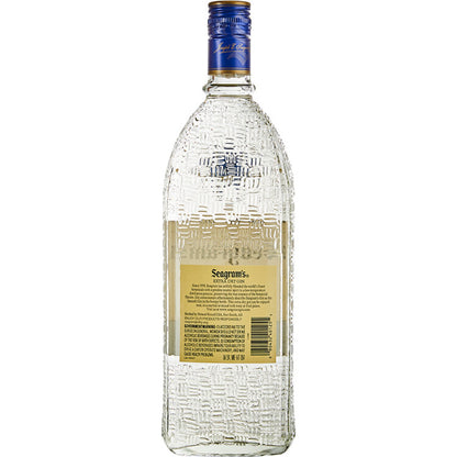 Seagram's Extra Dry Gin 80 - 1.0L - Back