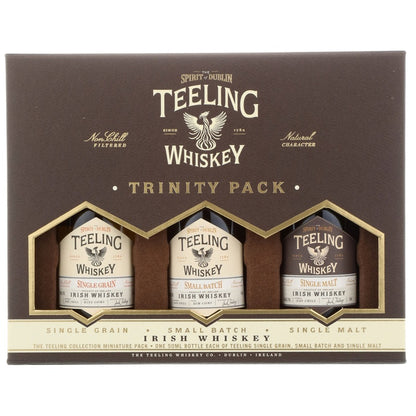 Teeling Irish Whiskey Combo 6 Each Small Batch 92, Single Grain 92 & S - 50ML