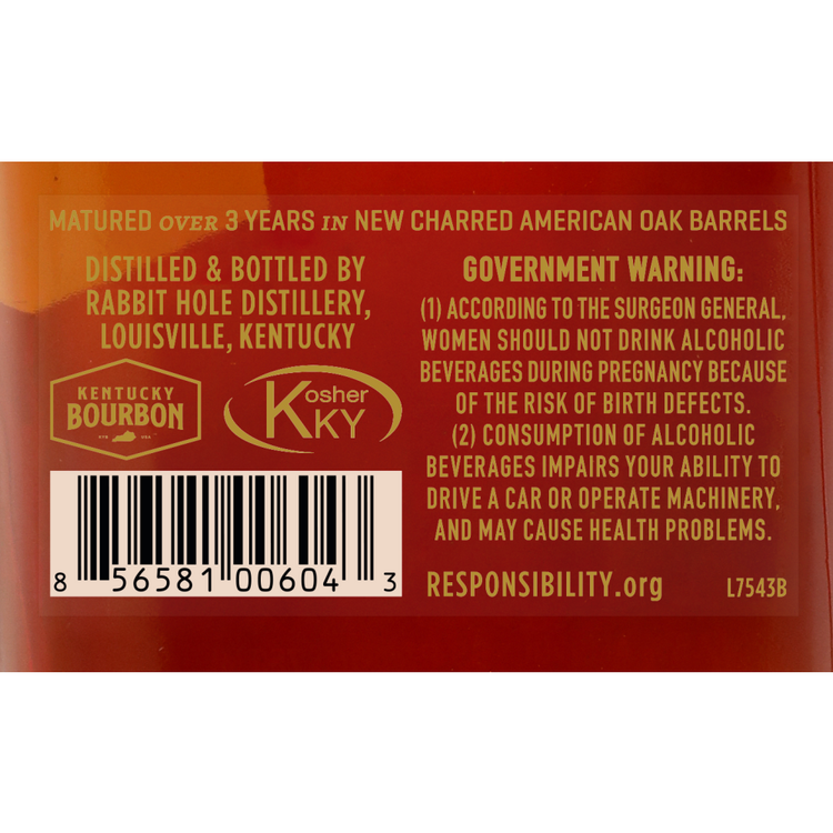 Rabbit Hole Straight Bourbon Heigold 95 - 750ML
