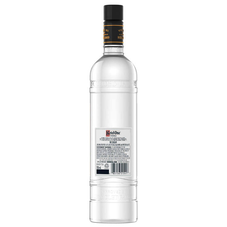 Ketel One Vodka 80 - 750ML - Back