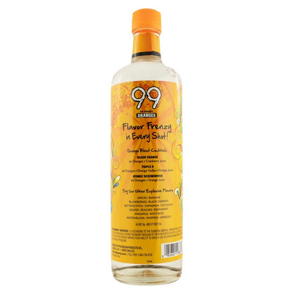 99 Brand Orange Schnapps 99 - 750ML - Back