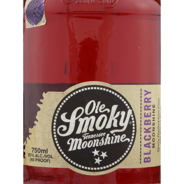 Ole Smoky Blackberry Moonshine 40 - 750ML - Front Label