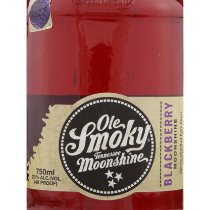 Ole Smoky Blackberry Moonshine 40 - 750ML - Front Label