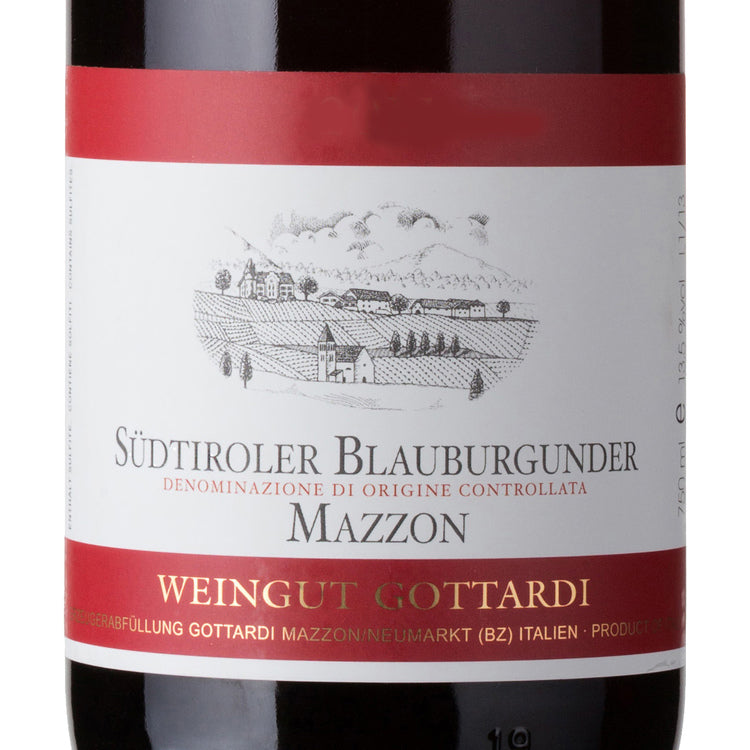 Weingut Gottardi Pinot Noir Blauburgunder Sudtiroler 2017 - 750ML