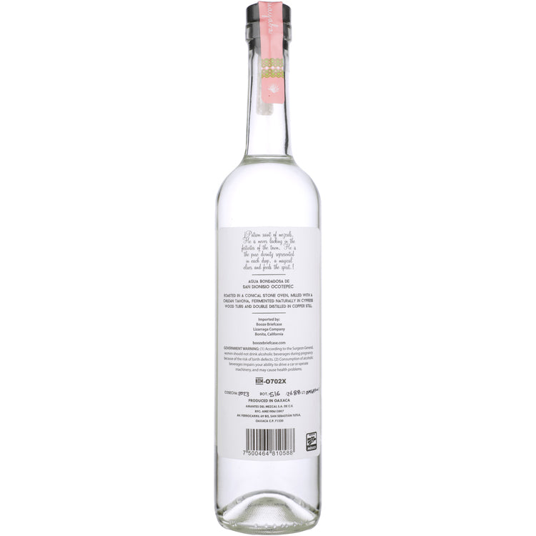 Divino Maguey Mezcal Destilado Con Guayaba Maguey Espadin 84 - 750ML - Back