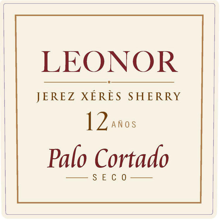Gonzalez Byass Sherry Leonor Palo Cortado 12 Yr - 375ML - Front Label