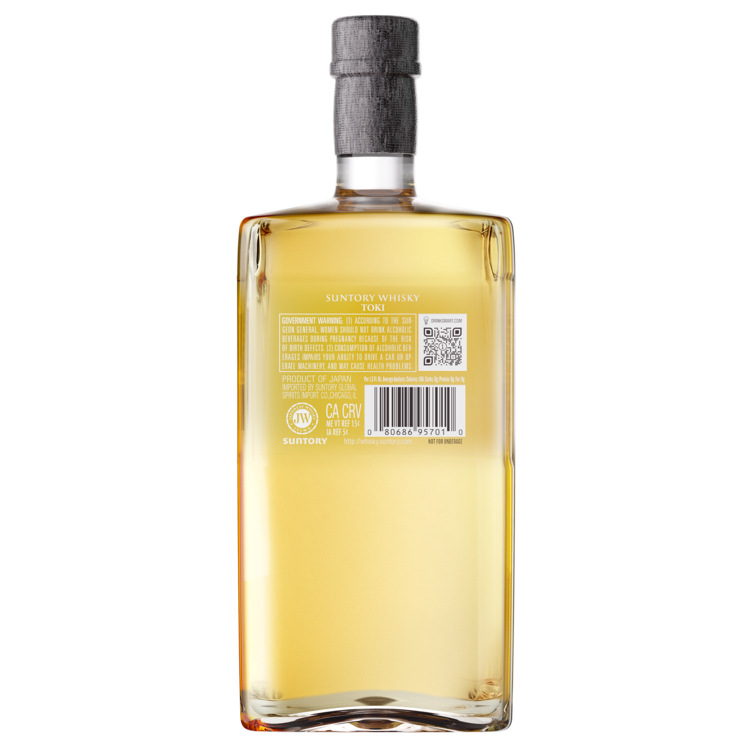 Suntory Whisky Toki 86 - 750ML - Back