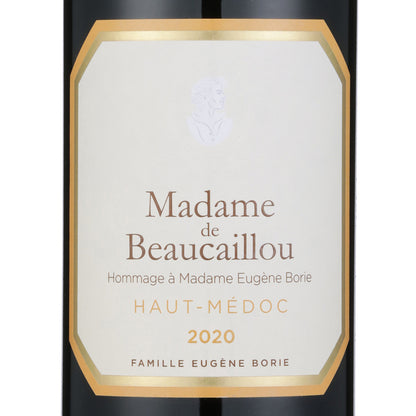 Madame De Beaucaillou Haut Medoc 2020 - 750ML - Front Label