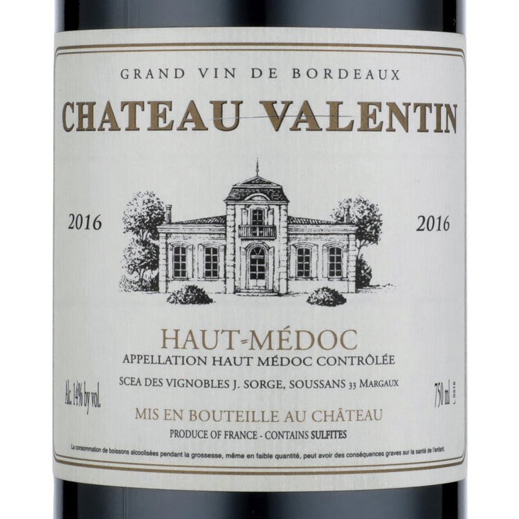 Chateau Valentin Haut Medoc 2016 - 750ML