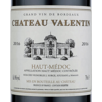 Chateau Valentin Haut Medoc 2016 - 750ML