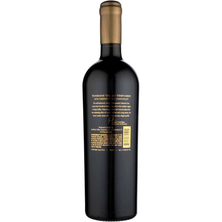 Svv Cabernet Franc Napa Valley 2018 - 750ML