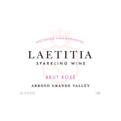 Laetitia Brut Rose Rm Arroyo Grande Valley - 750ML - Front Label