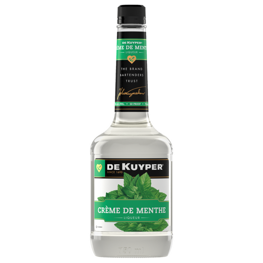 Dekuyper Creme De Menthe White 60 - 750ML - Front
