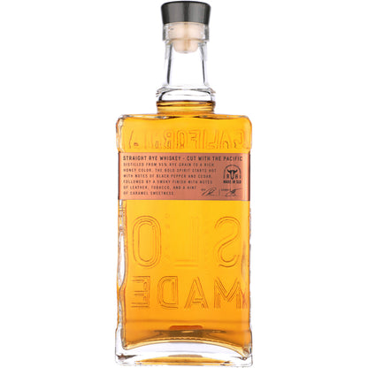 Rod & Hammer's Straight Rye Whiskey Slo Stills 90 - 750ML - Back