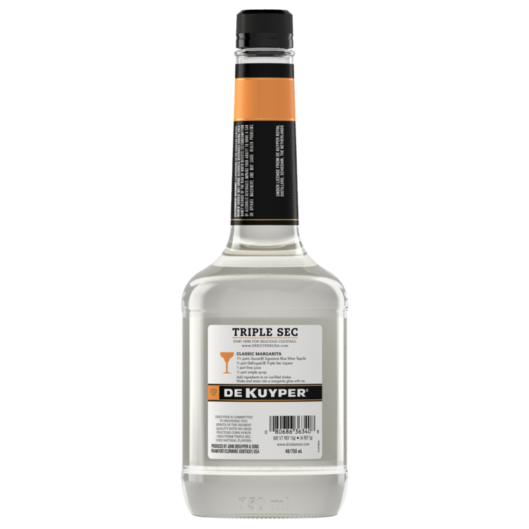 Dekuyper Triple Sec 48 - 750ML - Back