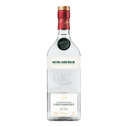 Alfred Schladerer Schwarzwalder Kirschwasser Black Forest 84 - 750ML - Front