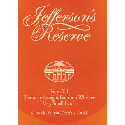 Jefferson'S Straight Bourbon Reserve 90.2 W/ Holiday Hangtag - 750ML