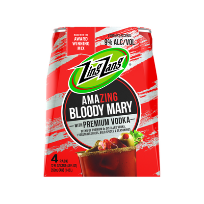 Zing Zang Bloody Mary Made With Vodka 18 - 12 Z - Front