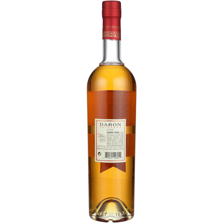 Daron Calvados Pays D'Auge Fine 5 Yr 80 - 750ML - Back