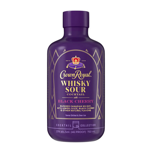 Crown Royal Whiskey Sour Black Cherry 46 - 750ML - Front