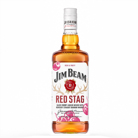 Jim Beam Red Stag Black Cherry Infused Straight Bourbon 65 - 1.0L - Front