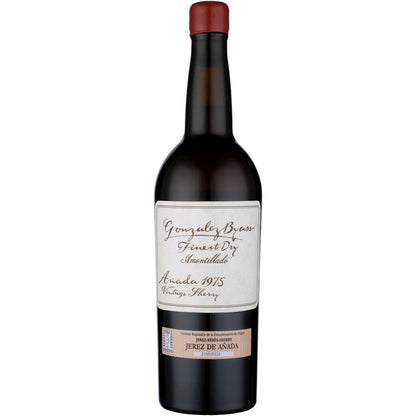 Gonzalez Byass Sherry Anada Finest Dry Vintage Collection Palo 1975 - 750ML - Front