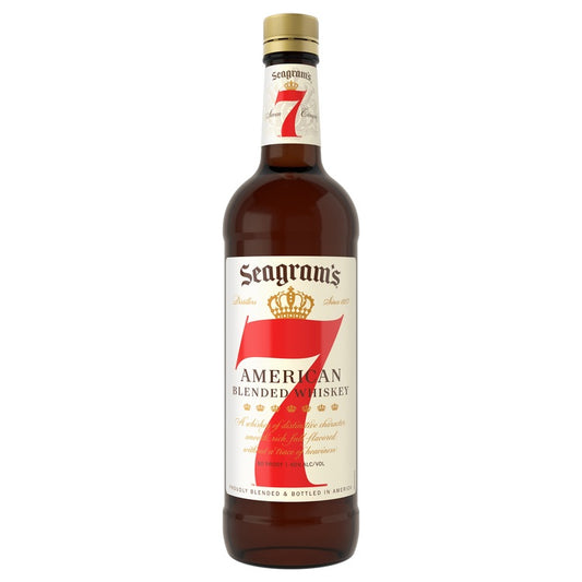 Seagram's Blended American Whiskey 7 Crown 80 - 750ML - Front